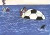 Cartoon: ball (small) by Medi Belortaja tagged ball robinson crusoe soccer salvation