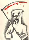 Cartoon: Bashar Al Assad (small) by Medi Belortaja tagged bashar,alassad,death,killing,kill,murder,syria,war