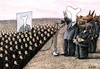Cartoon: bone and dogs (small) by Medi Belortaja tagged bone,dogs,servants,crawler,meeting,peoples,head,boss,victory,elections,politicians,politics