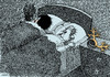 Cartoon: comfortable head (small) by Medi Belortaja tagged comfortable,head,love,horns,sleeping,wife,husband,adultery