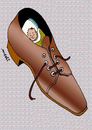 Cartoon: comfortable shoe (small) by Medi Belortaja tagged comfortable,shoe,shoes,sleep,sleeping,man
