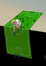 Cartoon: hard soccer (small) by Medi Belortaja tagged political,soccer,merkel,football,greece,team,euro,2012,ukraine