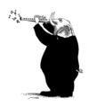 Cartoon: elephant s melody (small) by Medi Belortaja tagged elephant melody