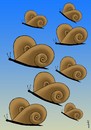 Cartoon: flying snails (small) by Medi Belortaja tagged fly,flying,butterfly,butterflies,snail,snails,genetical,modification