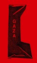 Cartoon: gaza (small) by Medi Belortaja tagged gaza,israel,conflict,palestine,map,war,crying