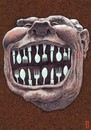 Cartoon: laughter metal (small) by Medi Belortaja tagged laudh,laughter,metal,spoon,forks,smile,smiling,face,teeth,tooth,food