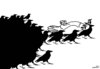 Cartoon: peaces funeral (small) by Medi Belortaja tagged peaces,funeral,colombo,pigeon,burial,death,dead,war,raven,ravens