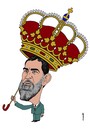 Cartoon: Principe Felipe de Asturias (small) by Medi Belortaja tagged principe,felipe,asturias,king,crown,spain,kingdom