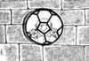 Cartoon: prison fan (small) by Medi Belortaja tagged prison jail prisone fan mug soccer window football
