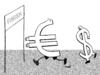 Cartoon: Race (small) by Medi Belortaja tagged race money euro dollar