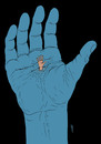 Cartoon: superstition (small) by Medi Belortaja tagged superstition,hand,water