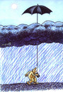Cartoon: umbrella (small) by Medi Belortaja tagged umbrella rain clouds humor