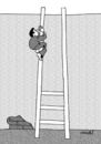 Cartoon: climbing stairs (small) by Medi Belortaja tagged climbing stairs
