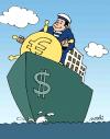 Cartoon: World Currencies (small) by Medi Belortaja tagged dollar euro currencies ship economy