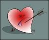 Cartoon: Amor Killed Again (small) by Riemann tagged heart love pain relationship man woman amor arrow