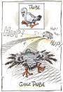 Cartoon: Taube (small) by Riemann tagged vögel platt verkehr evolution