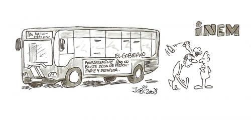 Cartoon: Autobus ateo (medium) by jobi_ tagged religion