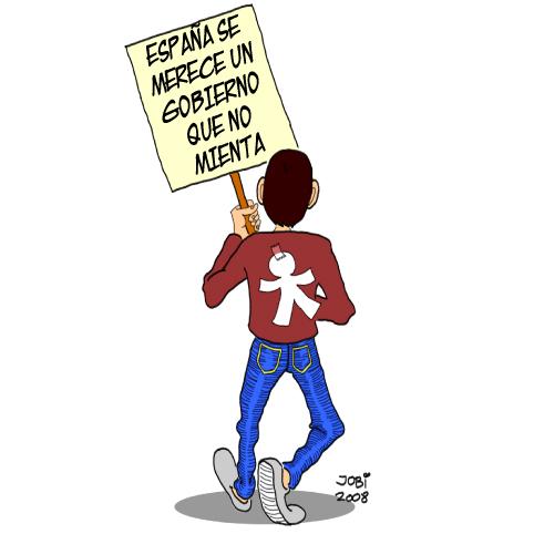 Cartoon: Elecciones 2008 (medium) by jobi_ tagged politics,spain,