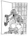 Cartoon: The Mummy (small) by jobi_ tagged mummy