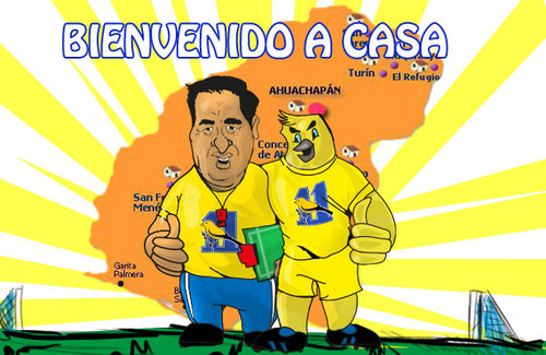 Cartoon: once municipal (medium) by atlacatl tagged futbol,canario,deporte,ahuachapan