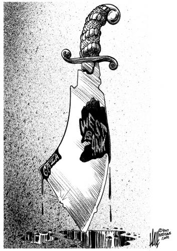 Cartoon: Shape of Things (medium) by halltoons tagged gaza,israel,west,bank,palestine