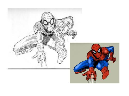 Cartoon: Spidey (medium) by halltoons tagged spiderman,comics,color