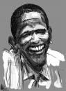 Cartoon: Barack Obama (small) by halltoons tagged obama,barack,president,usa