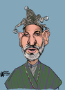 Cartoon: Hamid the Jester (small) by halltoons tagged karzai,hamid,afghanistan