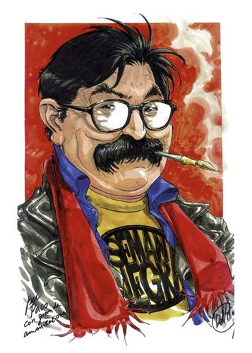 Cartoon: Paco Ignacio Taibo II (medium) by giuliodevita tagged paco,ignacio,taibo,writer