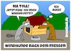 Cartoon: Fette Windhunde (small) by brezeltaub tagged windhund,windhunde,brezeltaub,fett,fressen,futter,witz,cartoon,hunde,hundehütte,futternapf,hundefutter,fressverhalten,hundewitz