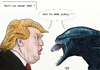 Cartoon: Alien Trump (small) by Ago tagged donald,trump,vorwahlen,usa,kandidatur,präsidentschaft,präsident,wahl,2016,republikaner,amerika,politik,kandidieren,präsidentschaftswahl,radikal,populistisch,extrem,unsinn,durchgedreht,übertreibungen,fremdenfeindlich,verschroben,frisur,perücke,porträt,gesc