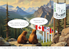 Cartoon: G7 in den rocky mountains (small) by Ago tagged g7,gipfel,kanada,treffen,westen,usa,eu,agenda,krisen,kriege,trump,spd,verhandlungen,russland,ukraine,nahost,bären,wirtschaft,politik,karikatur,cartoon,pressezeichnung,illustration,ai,ki,ago,agostino,natale