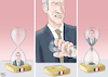 Cartoon: Regierungsbildung a la Macron (small) by Ago tagged frankreich,präsident,macron,regierungsbildung,schwierig,langwierig,lecornu,nächster,versuch,auftrag,gespräche,parteien,zerstritten,kompromisslos,sanduhr,karikatur,cartoon,pressezeichnung,illustration,ago,agostino,natale