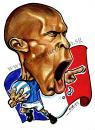 Cartoon: caricature of Thierry Henry (small) by jit tagged caricature,of,thierry,henry