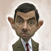 Cartoon: digital caricature of Mr Bean (small) by jit tagged digital,caricature,of,mr,bean