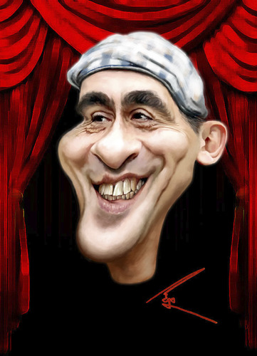 Cartoon: Avtandil Varsemashvili (medium) by besikdug tagged avtandil,varsemashvili,besik,dugashvili,teatre,karikature