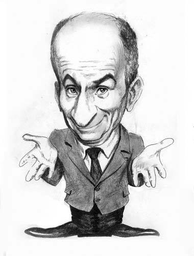 Cartoon: Louis de Funes (medium) by besikdug tagged louis,de,funes,besik,dug,karikatura,france,dugashvili