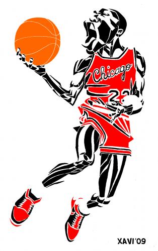 Cartoon: Michael Jordan (medium) by Xavi dibuixant tagged michael,jordan,caricature,nba,illustration,michael,jordan,portrait,sport,sportler,basketball,karikatur