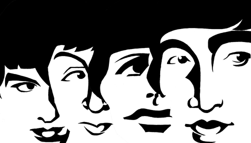 Cartoon: The Beatles (medium) by Xavi dibuixant tagged the,beatles,art,cartoon,ringo,starr,john,lennon,paul,mcartney,george,harrison,beatles,ringo starr,john lennon,paul mcartney,george harrison,band,musiker,musik,karikatur,karikaturen,ringo,starr,john,lennon,paul,mcartney,george,harrison
