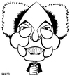 Cartoon: Eduard Punset (small) by Xavi dibuixant tagged eduard,punset,caricature,caricatura