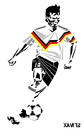 Cartoon: Lothar Matthaus (small) by Xavi dibuixant tagged lothar,matthaus,bundesliga,germany,bayern,munchen,football,soccer,futbol,fussball
