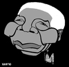 Cartoon: Nelson Mandela (small) by Xavi dibuixant tagged nelson,mandela,caricature,cartoon,south,africa