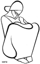 Cartoon: Woman by Mestrovic (small) by Xavi dibuixant tagged woman,mestrovic,sculpture,drawing,black,white
