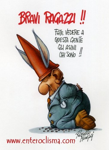 Cartoon: The terrible premier (medium) by Roberto Mangosi tagged berlusconi,satire,humour