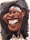 Cartoon: Mandela Acrylic (small) by Amauri Alves tagged acrylic politic