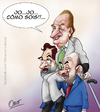 Cartoon: apoyo (small) by riva tagged rey,juan,carlos,rajoy,rubalcaba,monarquia,abdicacion