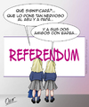 Cartoon: curiosidad (small) by riva tagged infantas,rey,juan,carlos,felipe,referendum