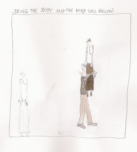 Cartoon: bring the body and the mind will (medium) by kika tagged öiou,the