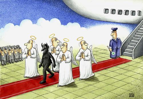 Cartoon: airport (medium) by ciosuconstantin tagged arrival,