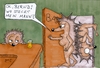 Cartoon: Eheliche Pflichten (small) by gore-g tagged igel,ehe,kneipe,bier,streit,durst,verstecken,suchen